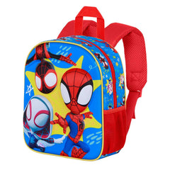 Marvel Spiderman Amazing-Mochila 3D Elite, Rojo