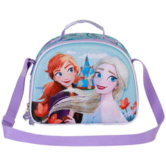 Disney Frozen 2 Spring-Borsa Porta Merenda 3D, Blu
