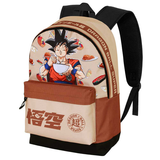 Dragon Ball (Bola de Dragón) Goku Foodie-Mochila HS FAN 2.2, Marrón