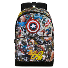 Marvel Captain America Comic-Zaino HS FAN 2.2, Multicolore