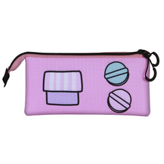 Hello Kitty Gashapon-Triple Pencil Case, Pink