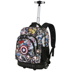 Marvel Captain America Comic-FAN GTS Trolley Backpack, Multicolour