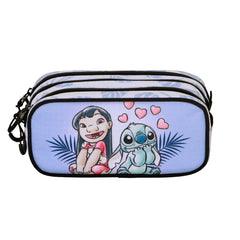 Disney Lilo e Stitch Couple-Astuccio Trick FAN 2.2, Lilla