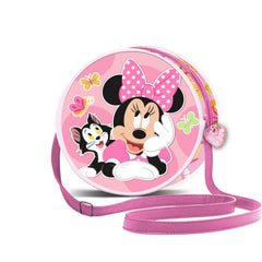 Disney Minnie Mouse Kitten-Borsa a Tracolla Rotonda, Rosa