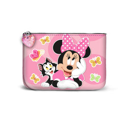 Disney Minnie Mouse Kitten-Small Square Coin Purse, Pink