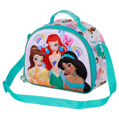Disney Principesse Rainbows-Borsa Porta Merenda 3D, Multicolore