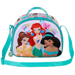 Disney Principesse Rainbows-Borsa Porta Merenda 3D, Multicolore