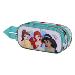 Disney Princesses Rainbows-Trousse 3D Double, Multicolore