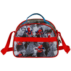 Marvel Spiderman Symbol-Bolsa Portamerienda 3D, Gris