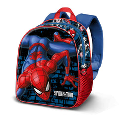 Marvel Spiderman Wall-Zainetto Basic, Rosso
