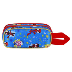 Marvel Spiderman Amazing-Estuche Portatodo 3D Doble, Rojo