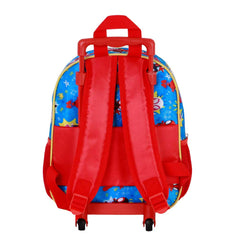 Marvel Spiderman Amazing-Mochila 3D con Ruedas Pequeña, Rojo
