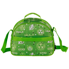Marvel Hulk Rage-Borsa Porta Merenda 3D, Verde