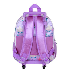 Disney Frozen 2 Beauty-Mochila 3D con Ruedas Pequeña, Lila