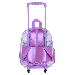Disney Frozen 2 Beauty-Mochila 3D con Ruedas Pequeña, Lila