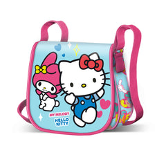 Sanrio Hello Kitty Friendship-Borsa a Tracolla Muffin Mini, Blu