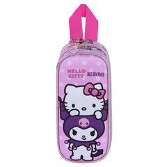 Hello Kitty Playful-3D Double Pencil Case, Pink