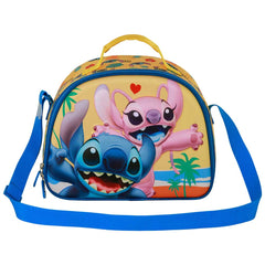 Disney Lilo e Stitch Ocean-Borsa Porta Merenda 3D, Blu