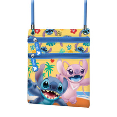 Disney Lilo e Stitch Ocean-Borsa a Tracolla Action Verticale, Blu