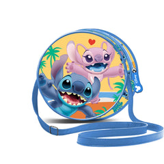 Disney Lilo e Stitch Ocean-Borsa a Tracolla Rotonda, Blu
