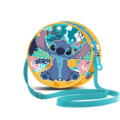 Disney Lilo e Stitch Colors-Borsa a Tracolla Rotonda, Turchese