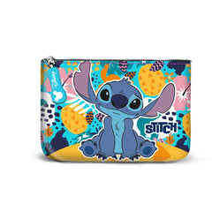 Disney Lilo e Stitch Colors-Portamonete Quadrato Piccolo, Turchese