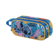 Disney Lilo y Stitch Colors-Estuche Portatodo 3D Doble, Turquesa