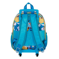 Disney Lilo y Stitch Colors-Mochila 3D con Ruedas Pequeña, Turquesa