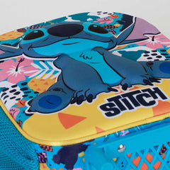 Disney Lilo y Stitch Colors-Mochila 3D con Ruedas Pequeña, Turquesa