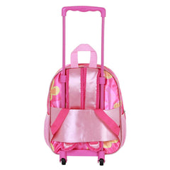 Disney Lilo and Stitch Cute-Small 3D Backpack with Wheels, Pink