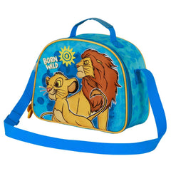 Disney Il Re Leone Wild-Borsa Porta Merenda 3D, Blu