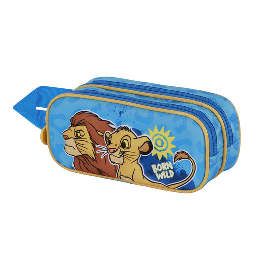 Disney Roi Lion Wild-Trousse 3D Double, Bleu