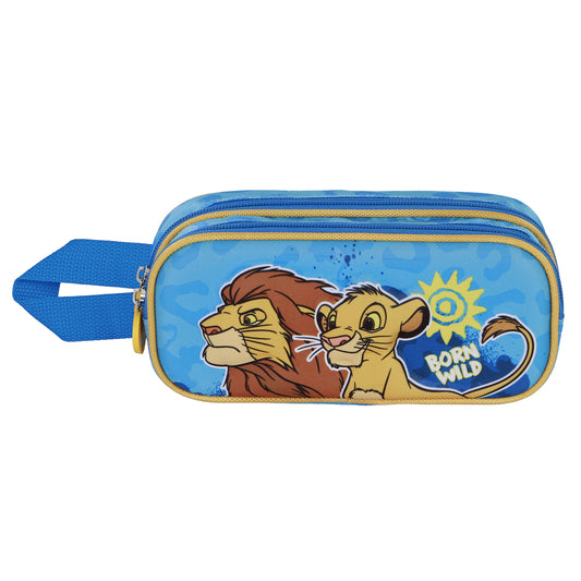 Disney Roi Lion Wild-Trousse 3D Double, Bleu