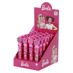 Barbie Mix-Espositore 24 Unità Penna 10 Color, Rosa