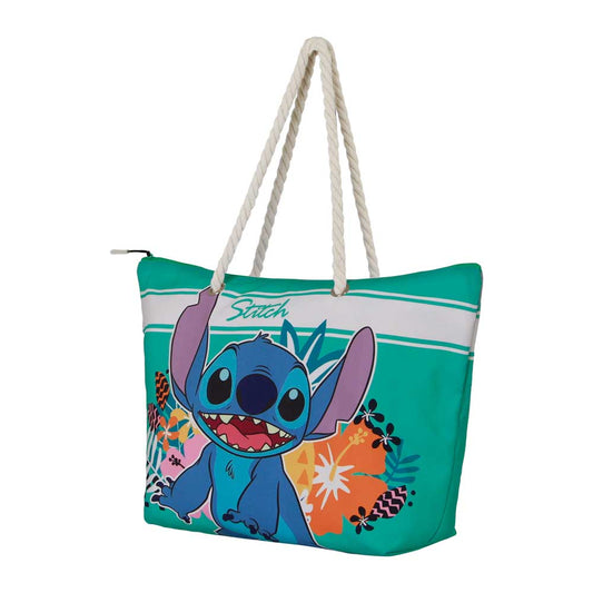 Disney Lilo e Stitch Tropic-Borsa da Spiaggia Soleil, Blu