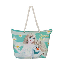 Disney Frozen 2 Chill-Borsa da Spiaggia Soleil, Blu