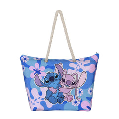 Disney Lilo e Stitch Hug-Borsa da Spiaggia Soleil, Rosa