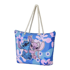 Disney Lilo e Stitch Hug-Borsa da Spiaggia Soleil, Rosa