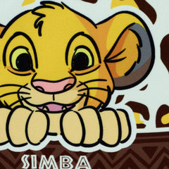 Disney Il Re Leone Leopard-Borsa da Toilette Pochette Soleil, Giallo