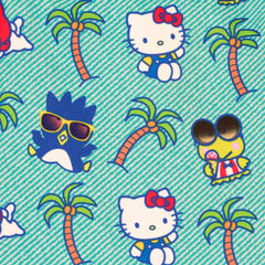 Sanrio Hello Kitty Palms-Borsa da Spiaggia Soleil, Turchese