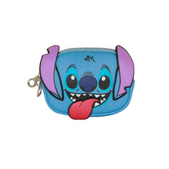 Disney Lilo y Stitch Tongue-Monedero Pill, Azul