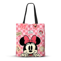 Disney Minnie Mouse Journey-Borsa della Spesa Shopping FAN, Rosa