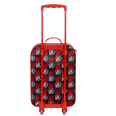 Marvel Avengers Almighty-Valigia Trolley Soft 3D, Rosso