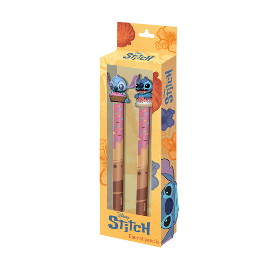Disney Lilo and Stitch Mix-Pack of 2 Eternal Pencils, Multicolour