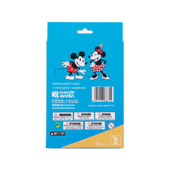 Disney Mickey e Minnie Mix-Pack di Penna Gel Cancellabile + Matita Eternal + 4 Gommini, Multicolore