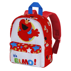 Barrio Sésamo Elmo Hello-Mochila Preescolar Joy, Blanco