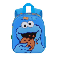 Sesame Street Pasticcino Cookie Monster Eat-Zainetto 3D Elite, Blu