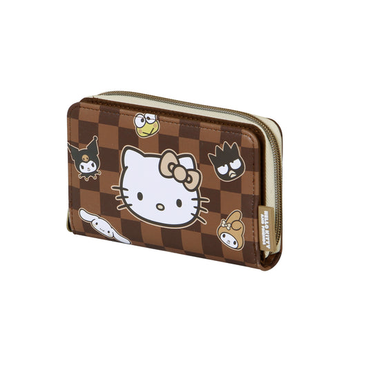 Hello Kitty Squares-Portefeuille, Brun