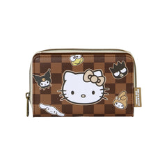 Hello Kitty Squares-Portafoglio, Marrone