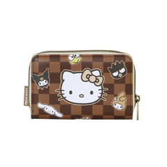 Hello Kitty Squares-Portafoglio, Marrone